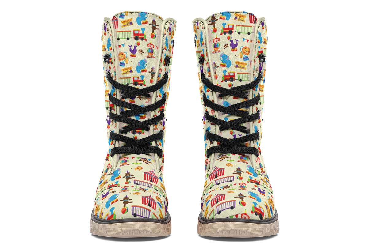 Circus Pattern Polar Vibe Boots