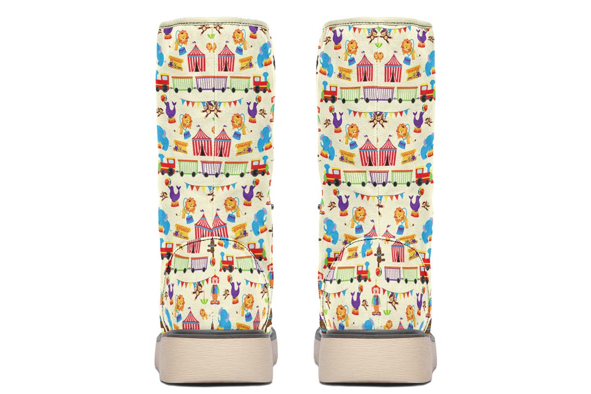 Circus Pattern Polar Vibe Boots