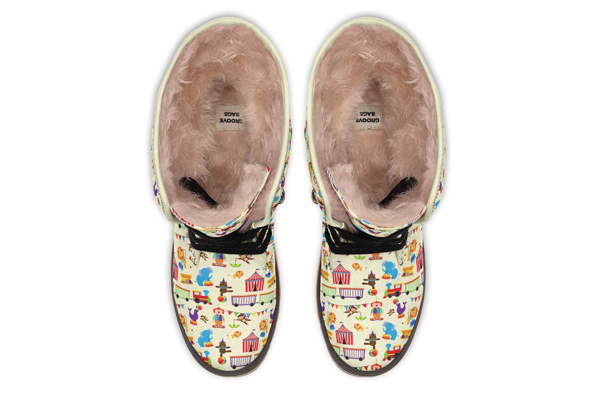 Circus Pattern Polar Vibe Boots