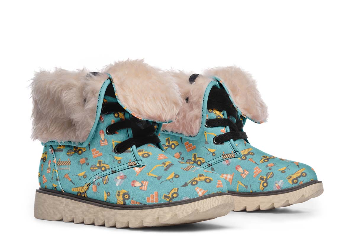 Construction Pattern Polar Vibe Boots