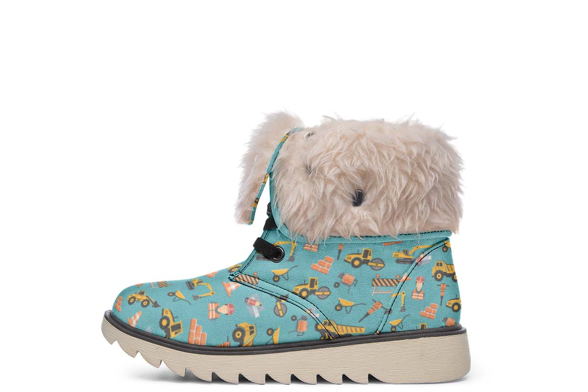 Construction Pattern Polar Vibe Boots