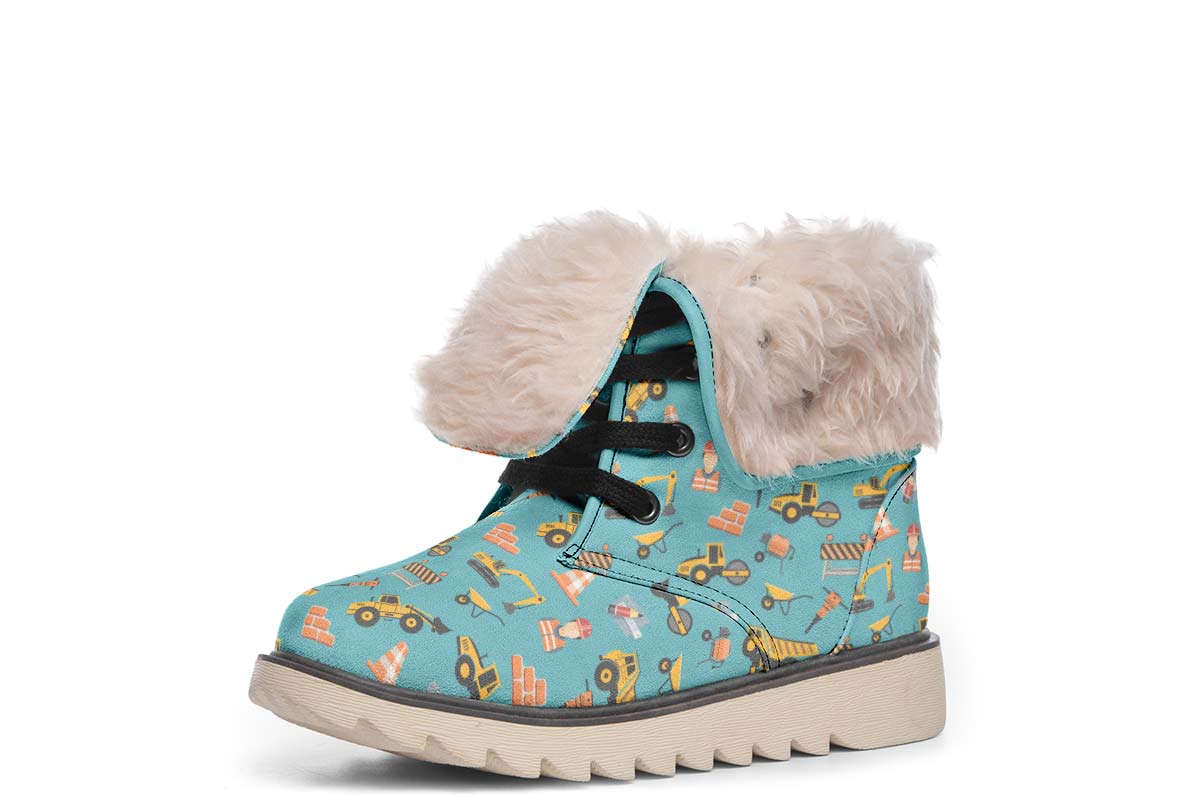 Construction Pattern Polar Vibe Boots