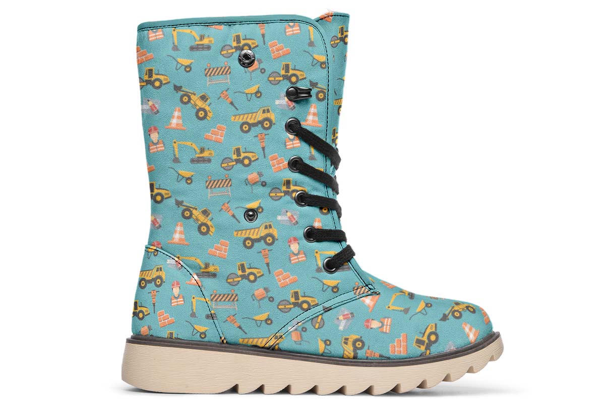 Construction Pattern Polar Vibe Boots