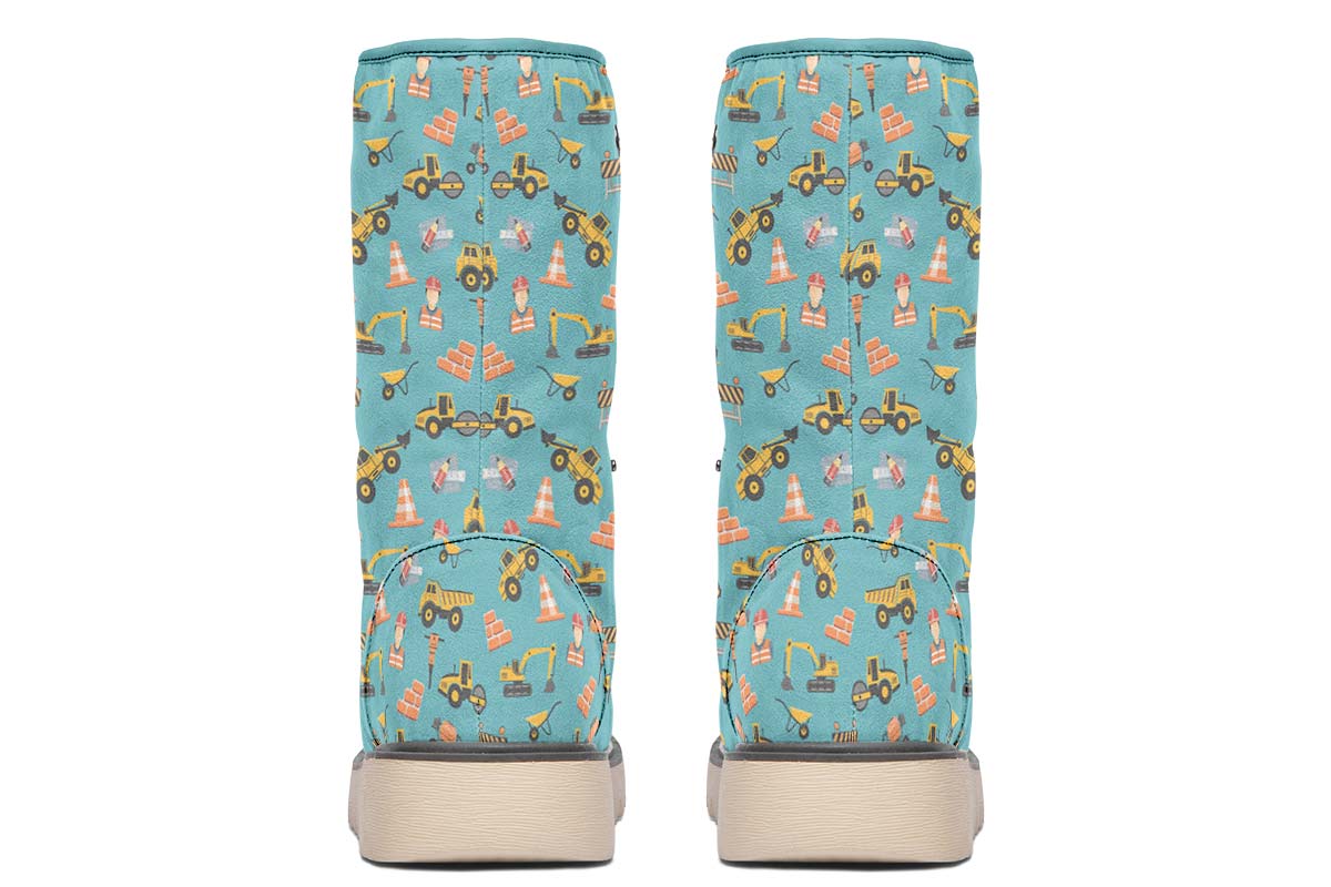 Construction Pattern Polar Vibe Boots