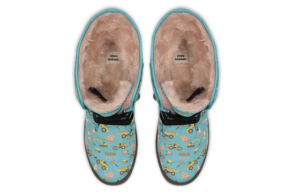 Construction Pattern Polar Vibe Boots