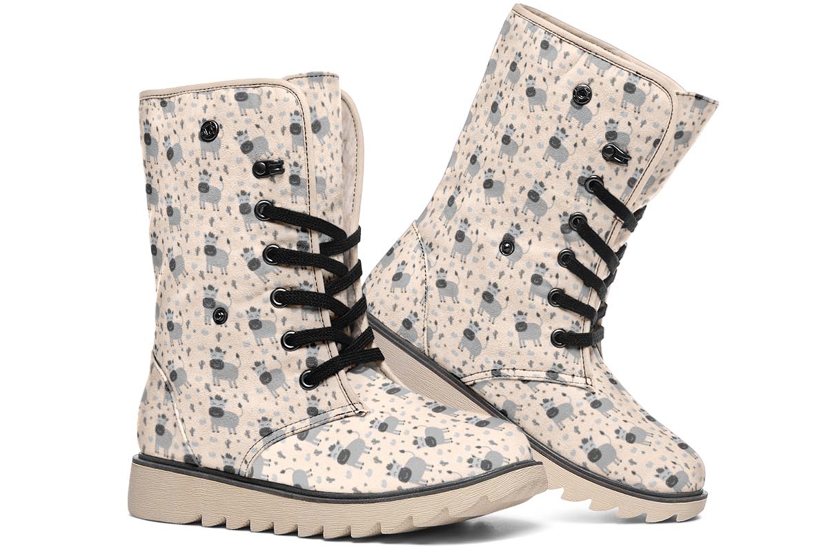 Donkey Pattern Polar Vibe Boots
