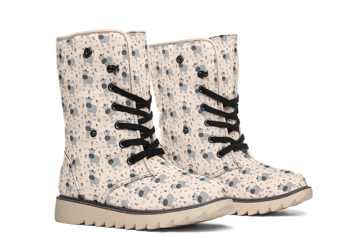 Donkey Pattern Polar Vibe Boots