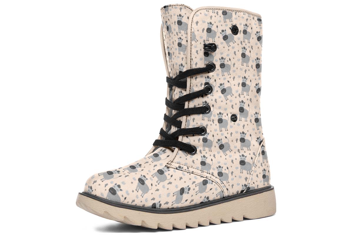 Donkey Pattern Polar Vibe Boots