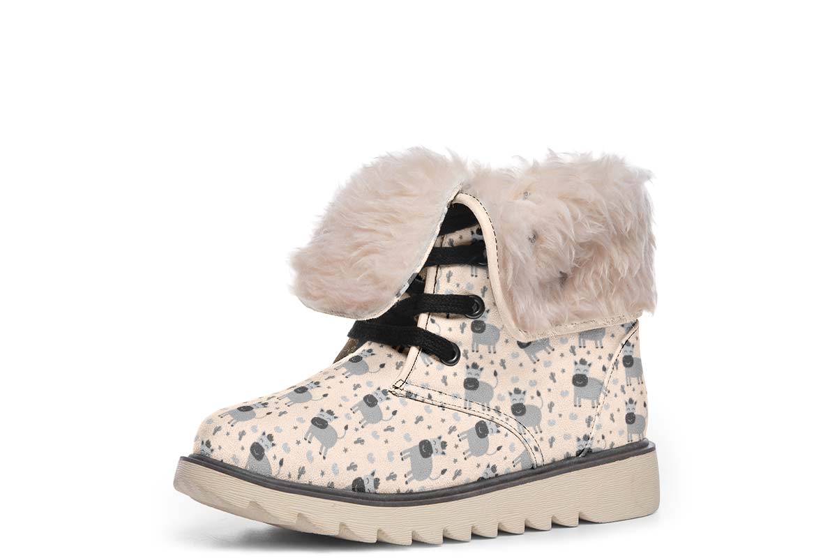 Donkey Pattern Polar Vibe Boots