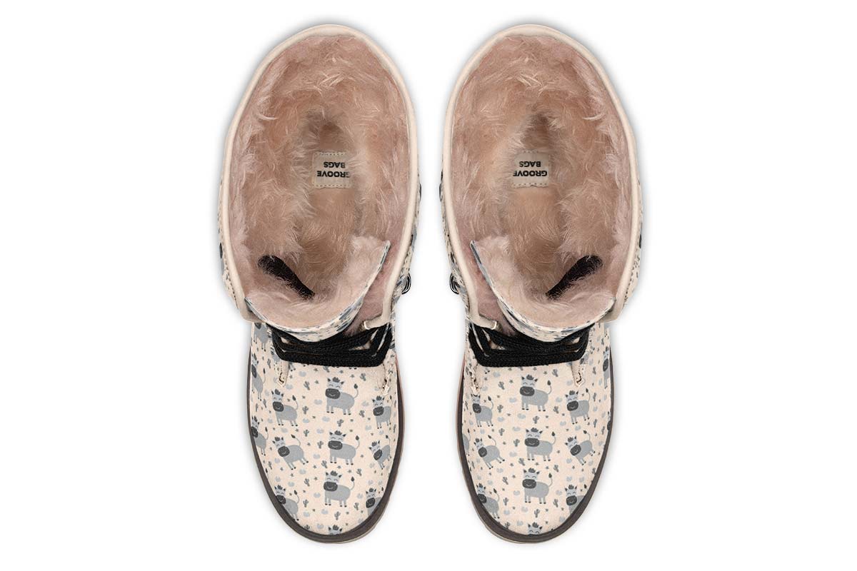Donkey Pattern Polar Vibe Boots
