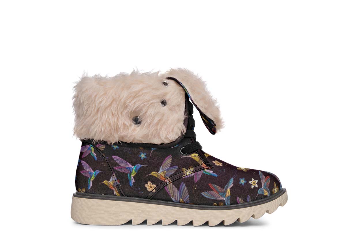Embroidery Hummingbirds Polar Vibe Boots