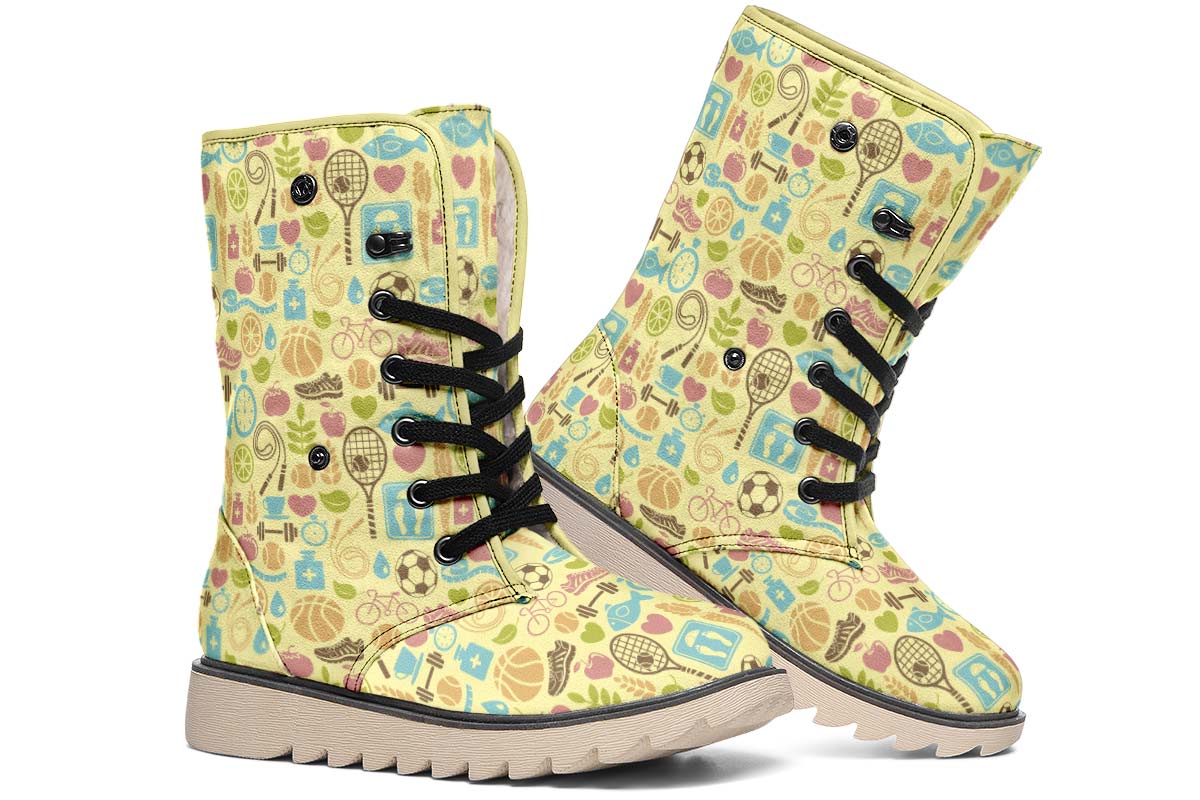 Fitness Training Pattern Polar Vibe Boots