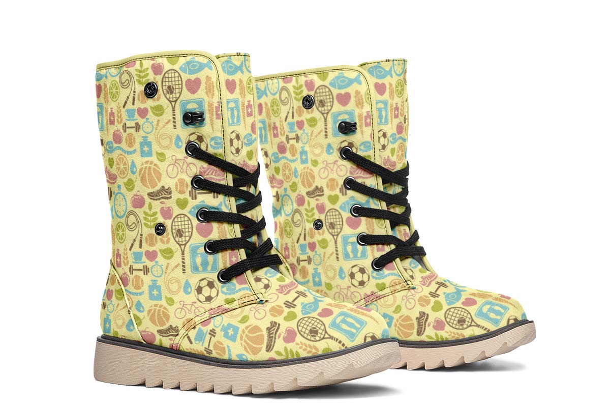 Fitness Training Pattern Polar Vibe Boots