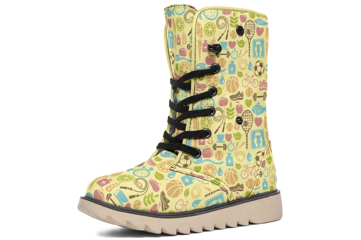 Fitness Training Pattern Polar Vibe Boots