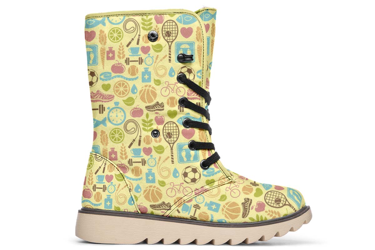 Fitness Training Pattern Polar Vibe Boots