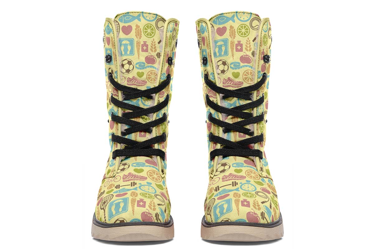 Fitness Training Pattern Polar Vibe Boots