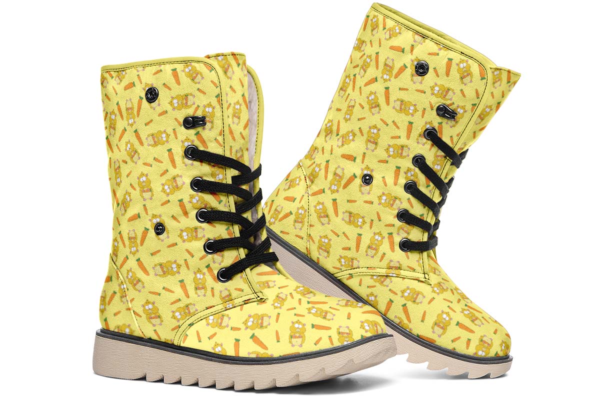 Hamster Pattern Polar Vibe Boots
