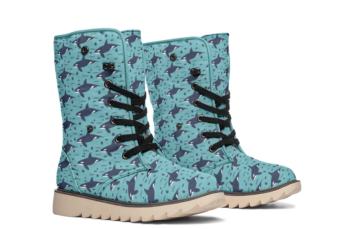 Orca Pattern Polar Vibe Boots