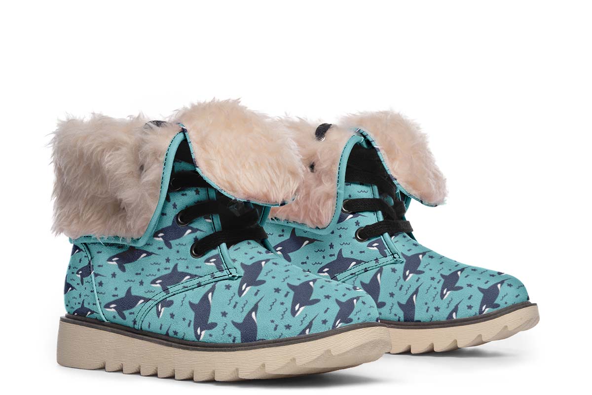 Orca Pattern Polar Vibe Boots