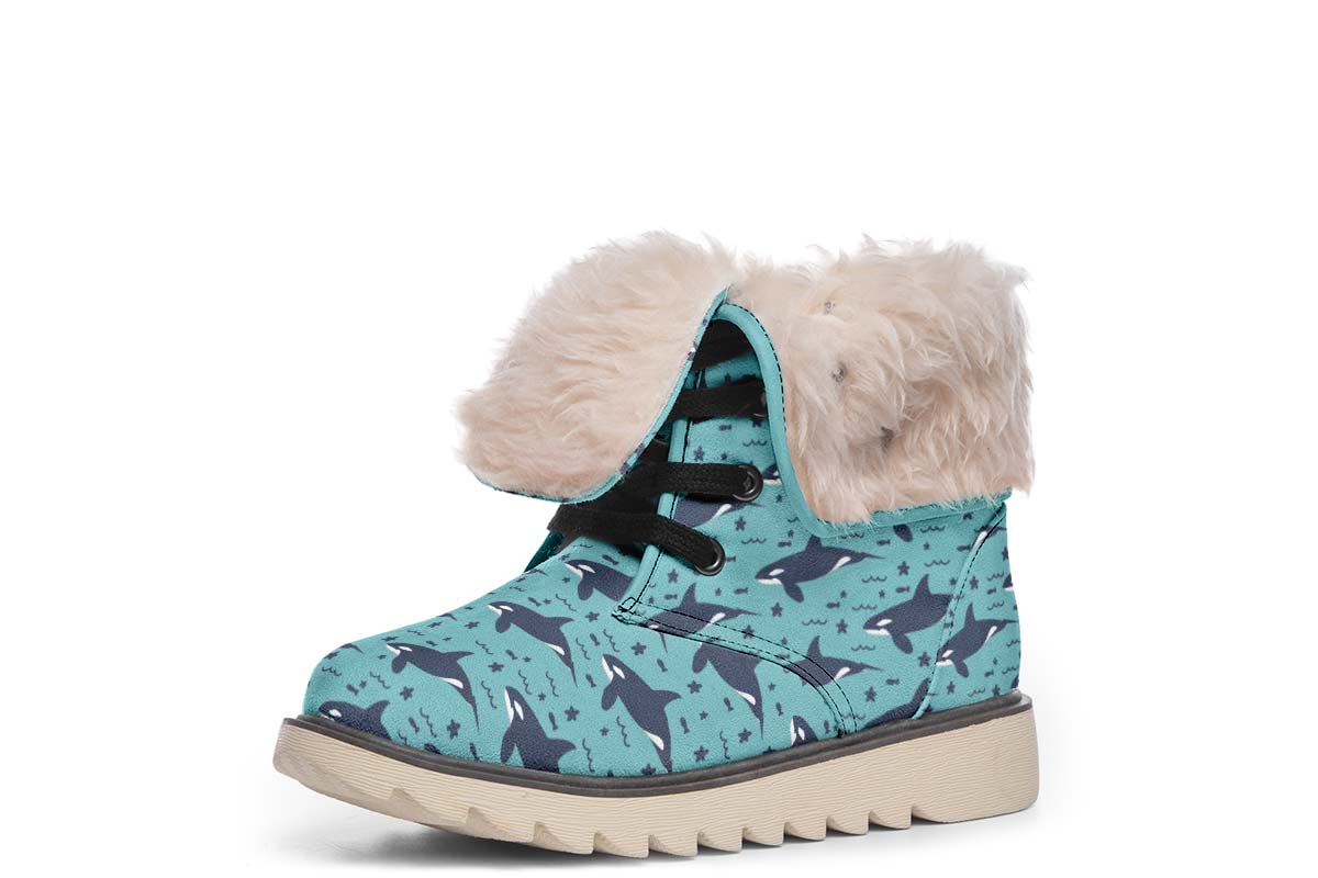 Orca Pattern Polar Vibe Boots