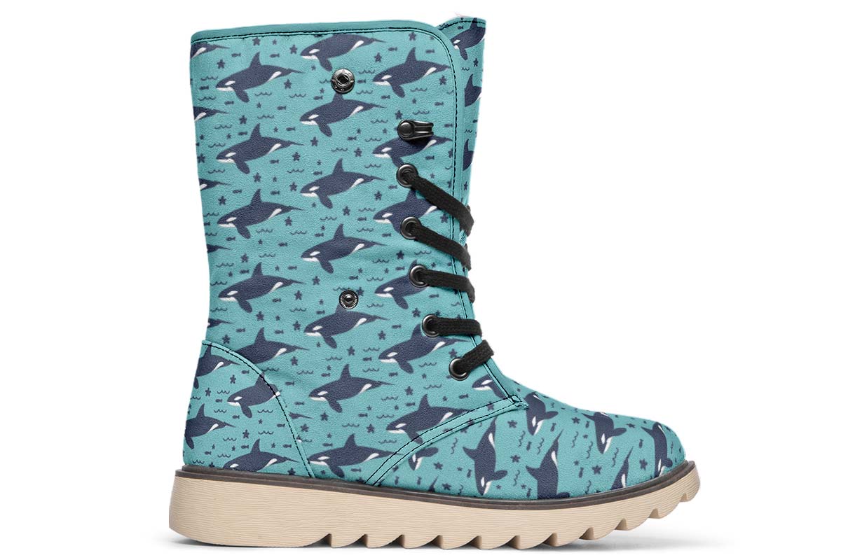 Orca Pattern Polar Vibe Boots