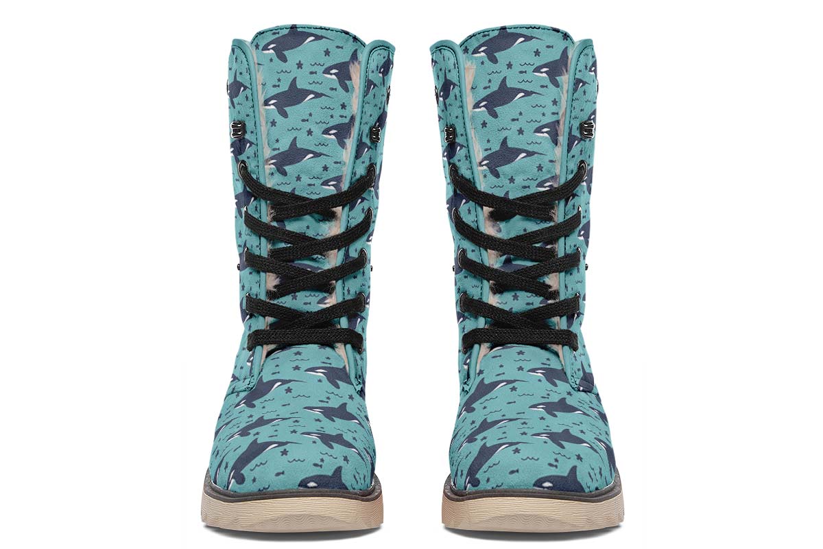 Orca Pattern Polar Vibe Boots