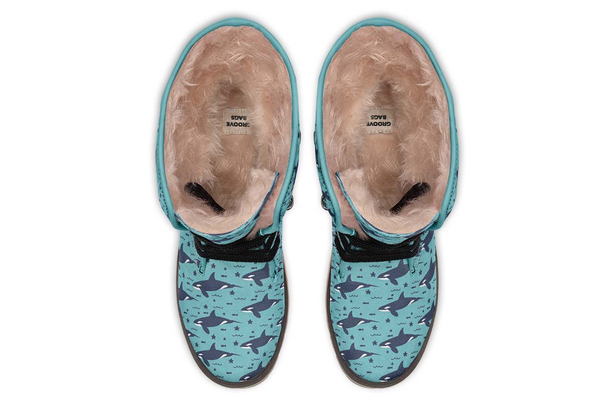 Orca Pattern Polar Vibe Boots