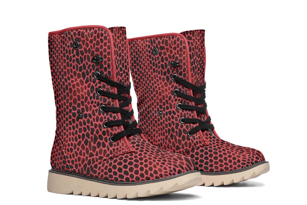 Pink Reptile Design Polar Vibe Boots