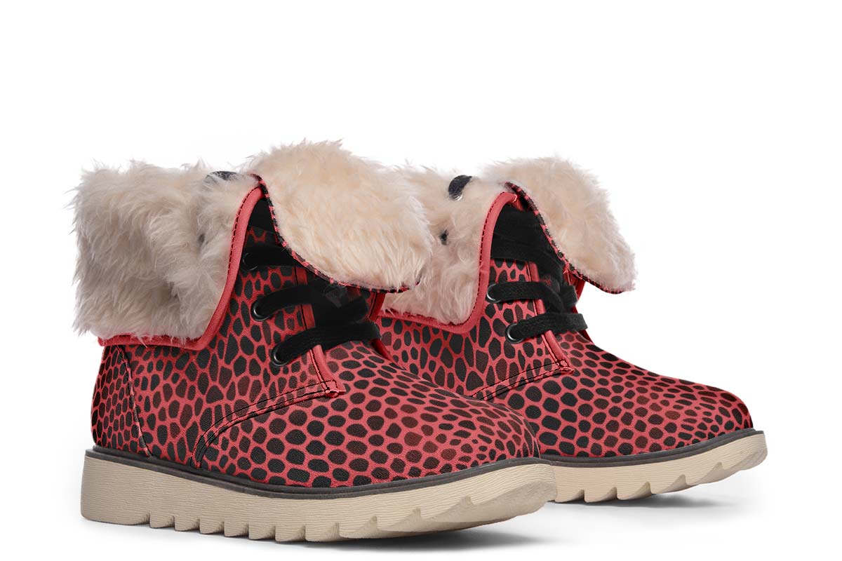 Pink Reptile Design Polar Vibe Boots