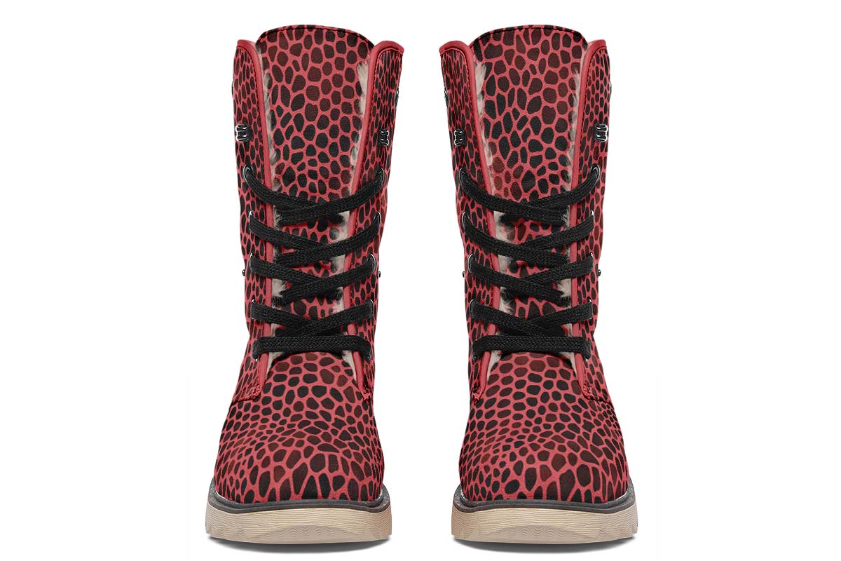 Pink Reptile Design Polar Vibe Boots