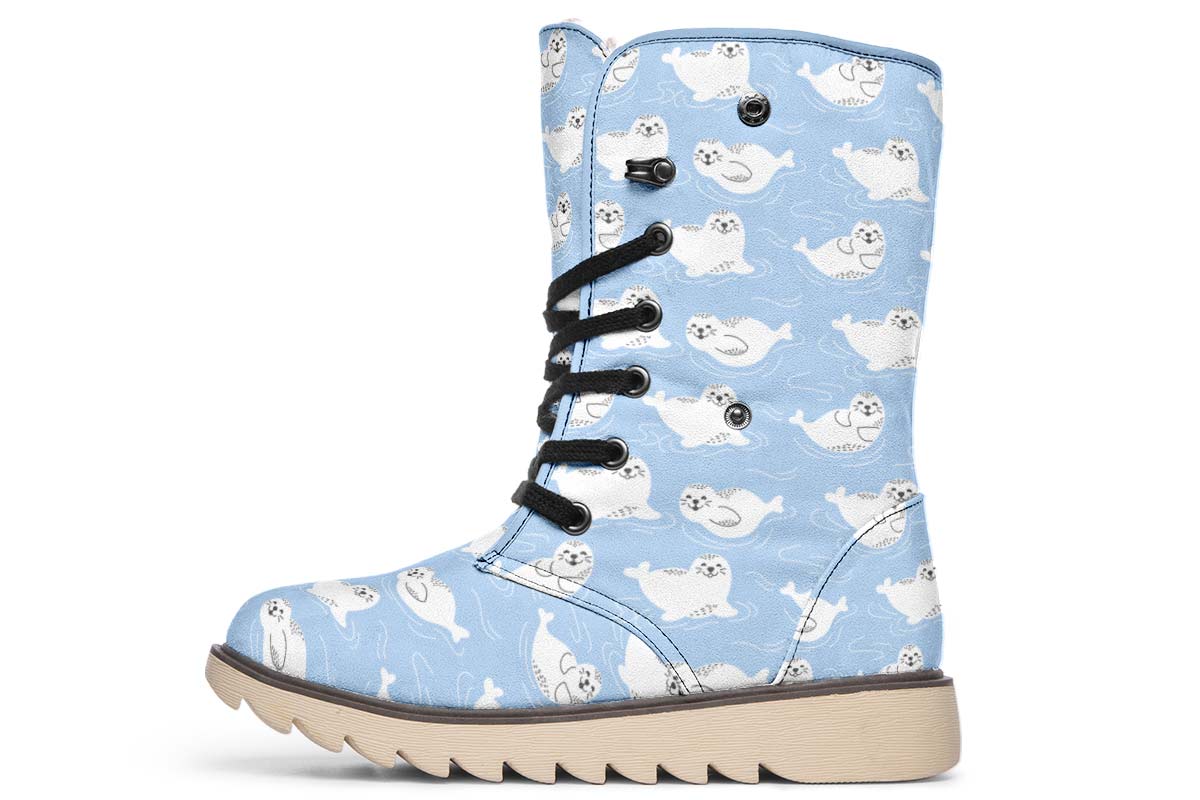 Seal Pattern Polar Vibe Boots