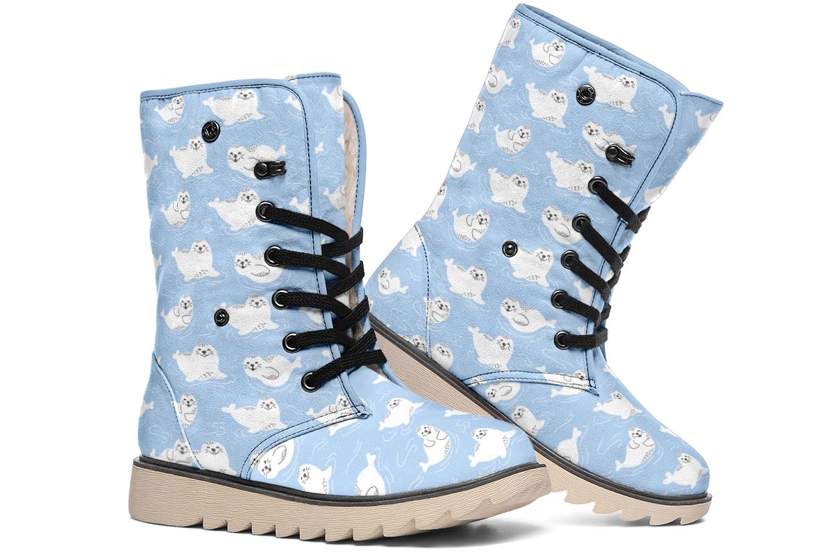 Seal Pattern Polar Vibe Boots