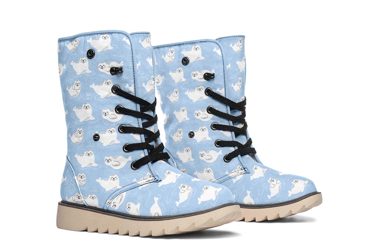 Seal Pattern Polar Vibe Boots