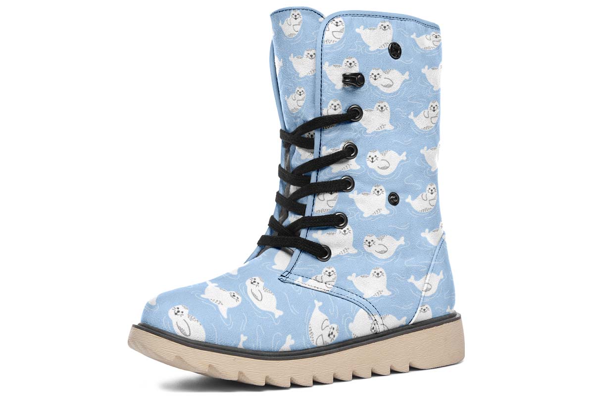 Seal Pattern Polar Vibe Boots