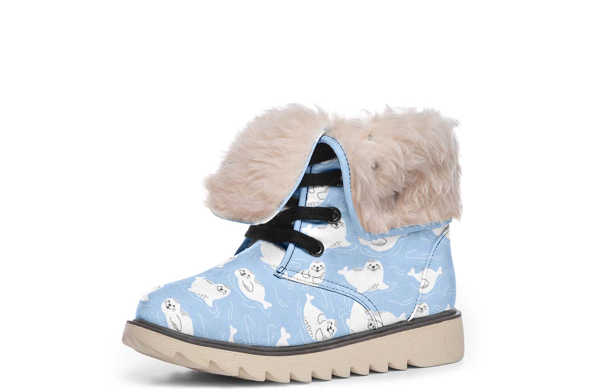 Seal Pattern Polar Vibe Boots