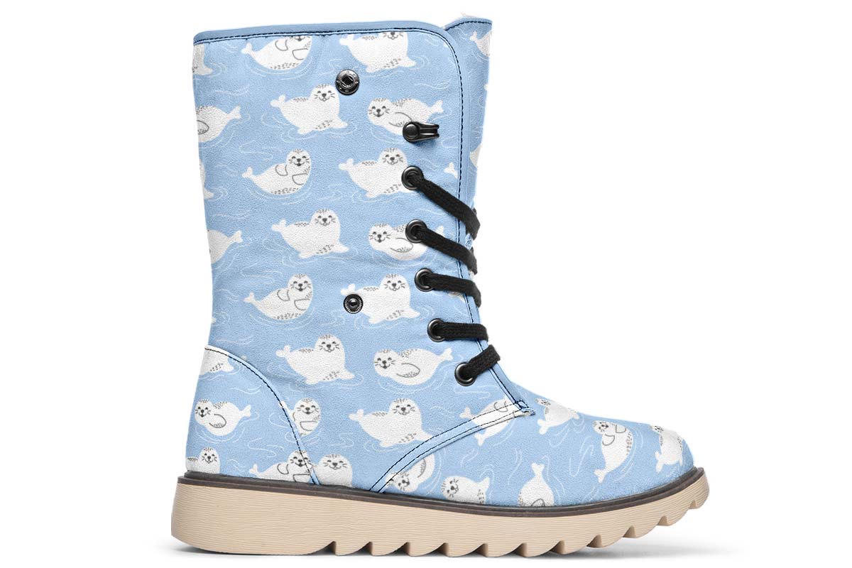 Seal Pattern Polar Vibe Boots