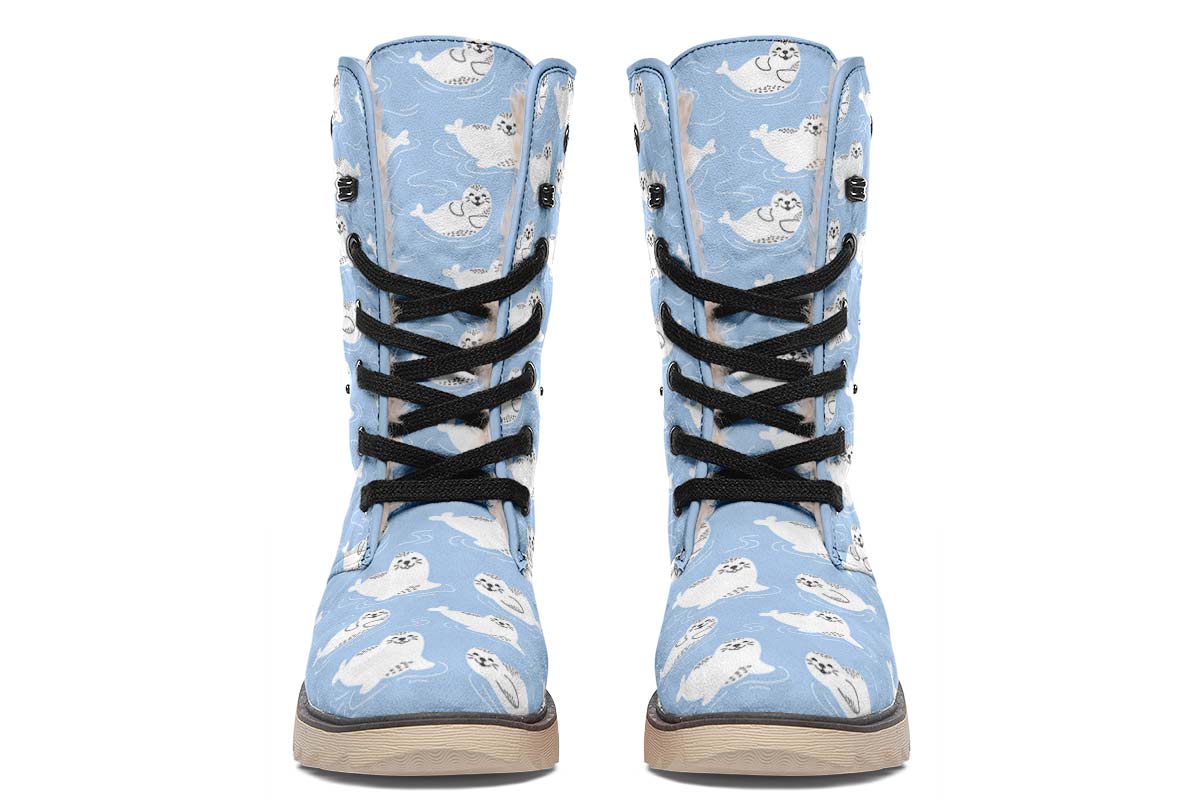 Seal Pattern Polar Vibe Boots