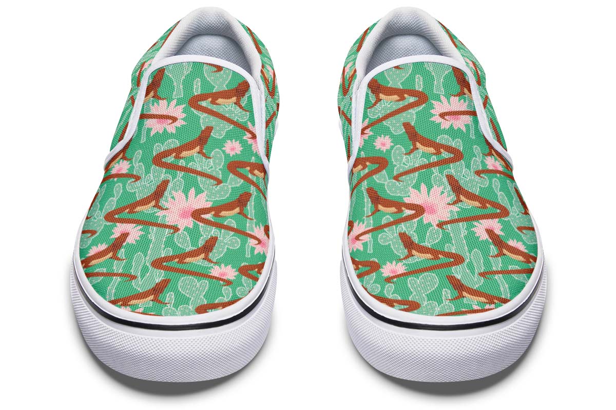 Bearded Dragon Pattern Slip-On Shoes