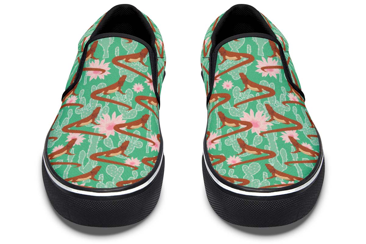 Bearded Dragon Pattern Slip-On Shoes