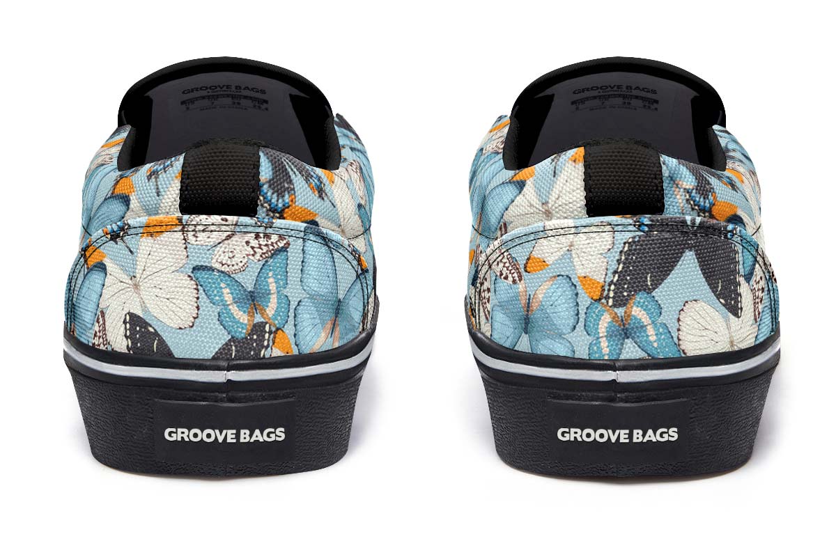 Beautiful Butterfly Pattern Slip-On Shoes