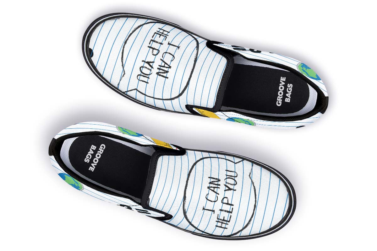 Bold Teacher Slip-On Shoes