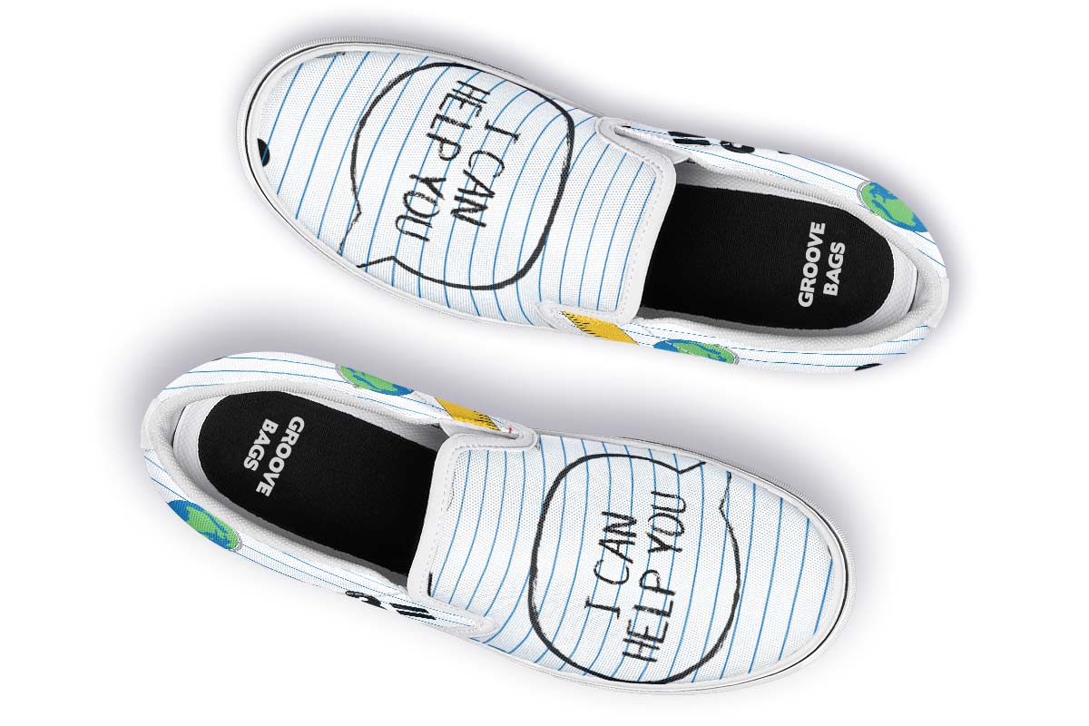 Bold Teacher Slip-On Shoes