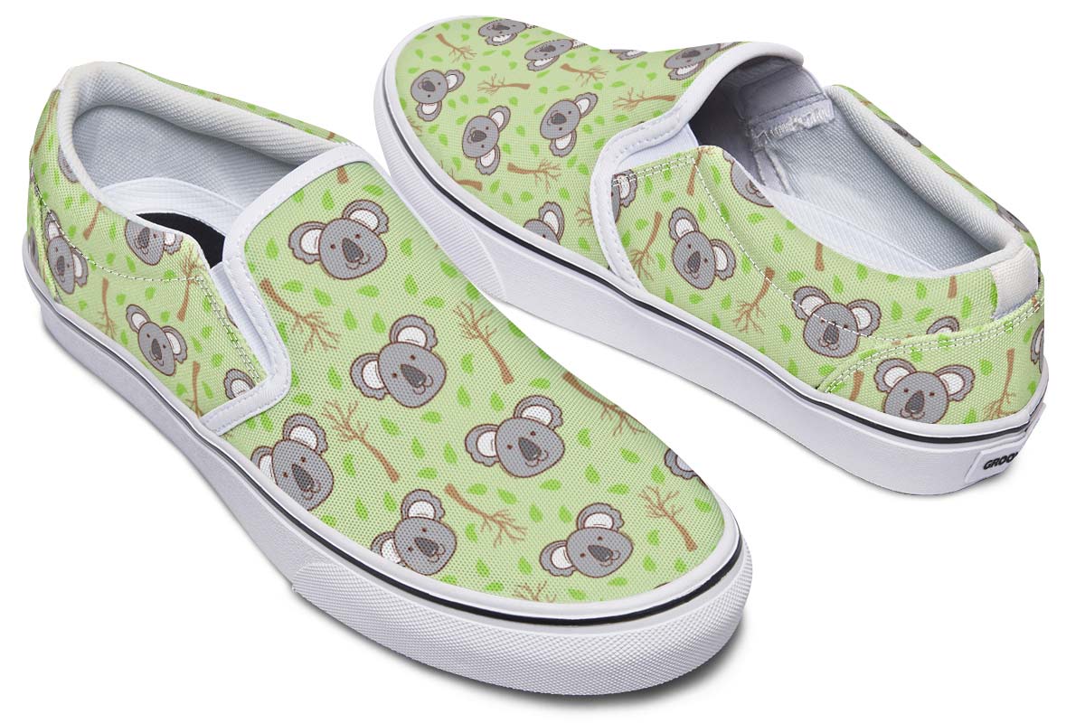 Cute Koala Slip-On Shoes