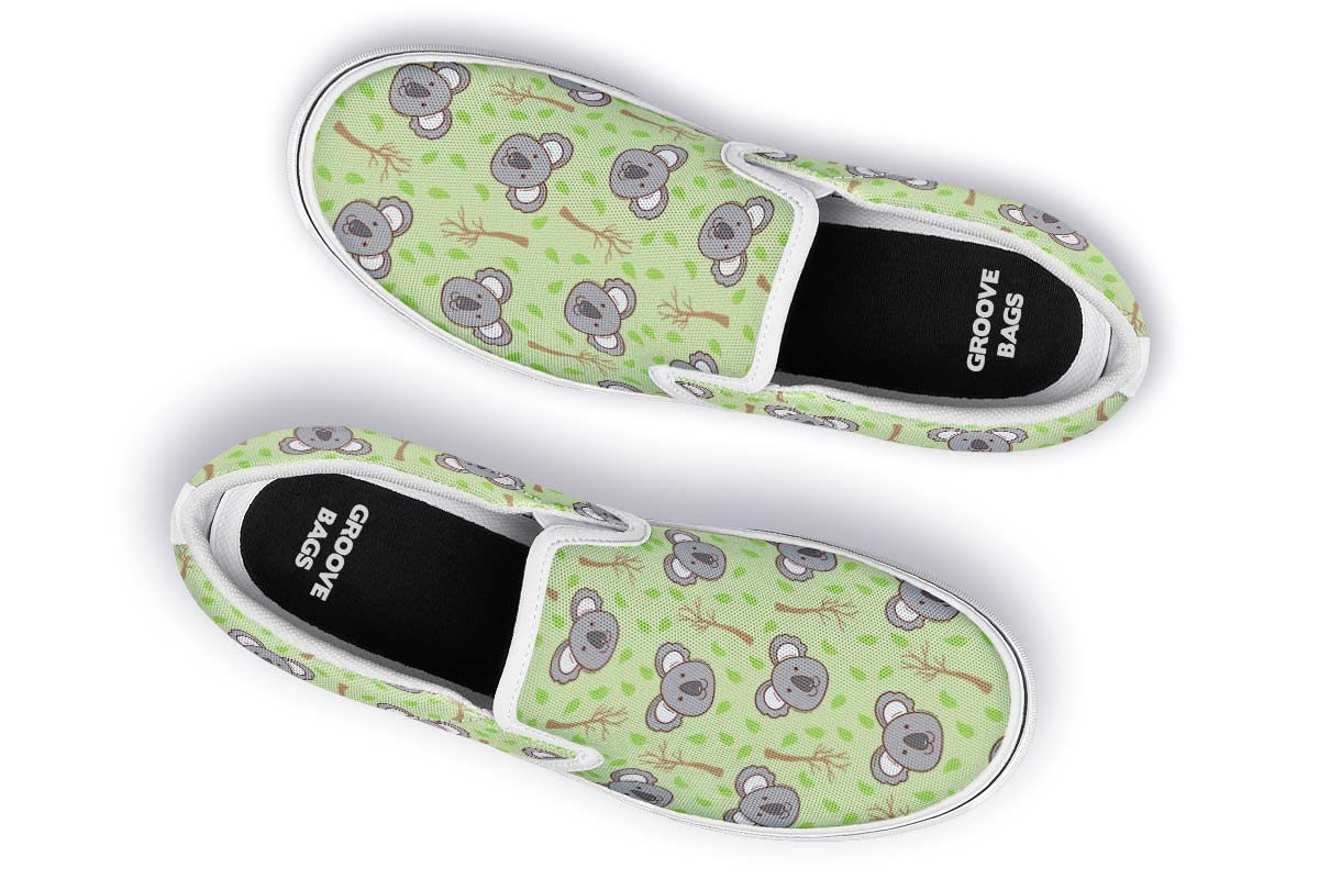 Cute Koala Slip-On Shoes