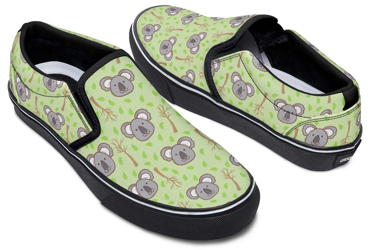 Cute Koala Slip-On Shoes