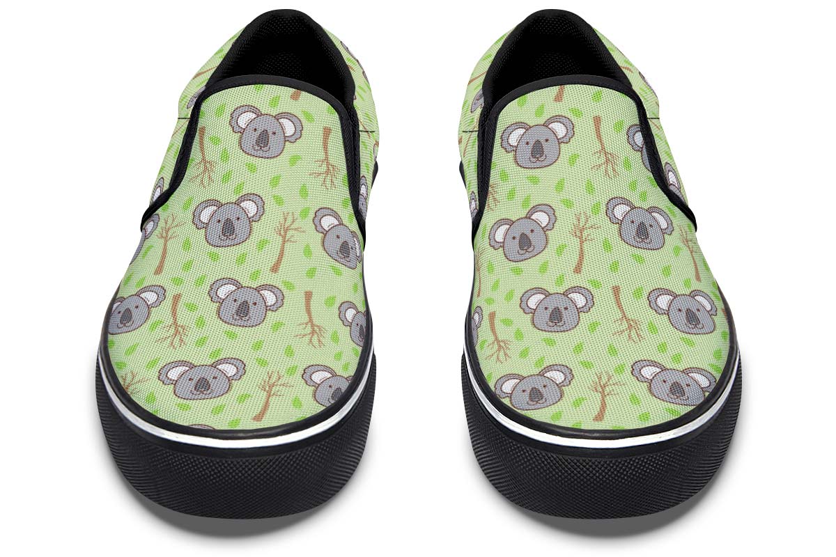 Cute Koala Slip-On Shoes