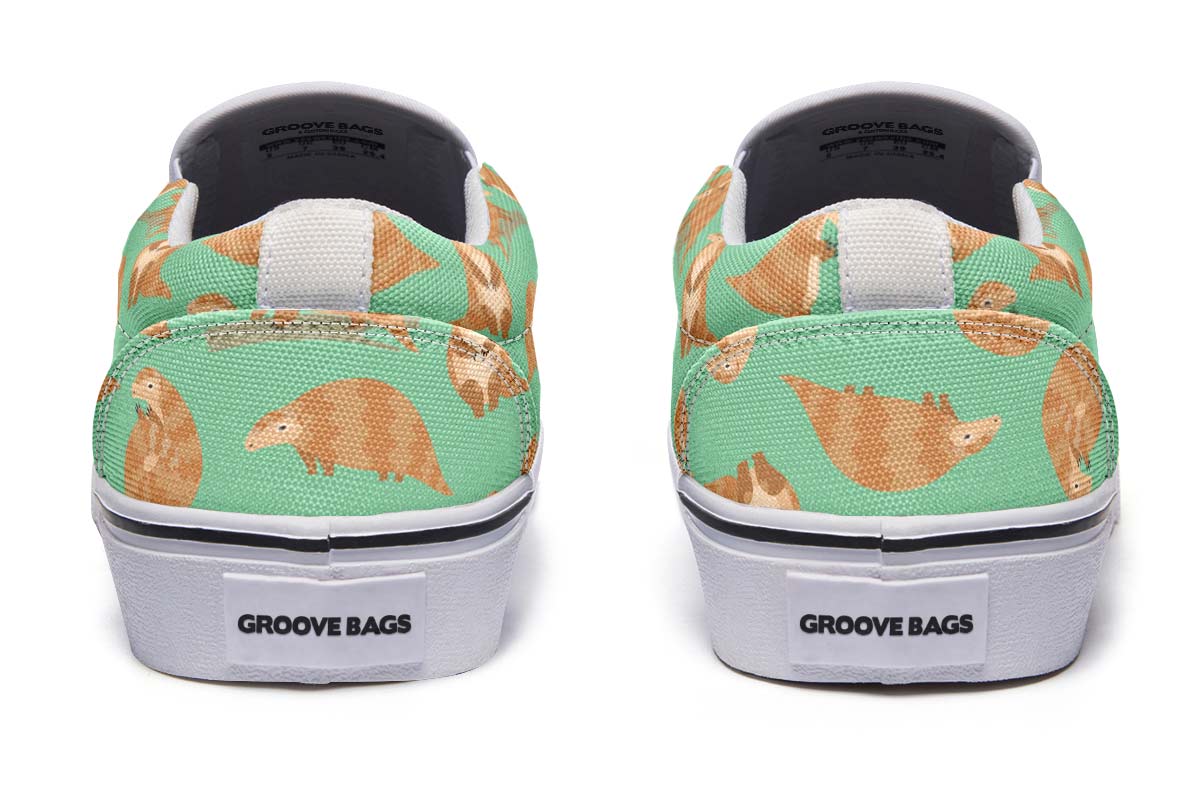 Cute Pangolin Pattern Slip-On Shoes