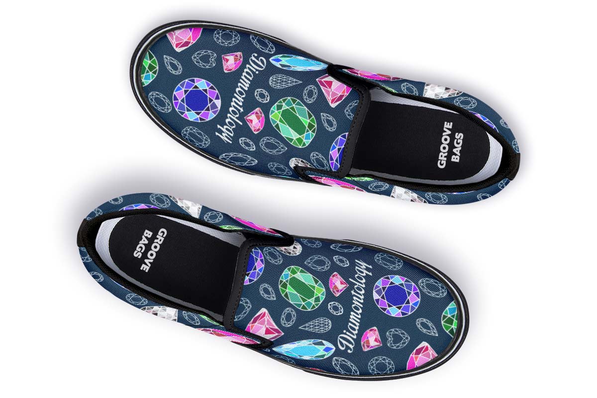 Diamontology Slip-On Shoes
