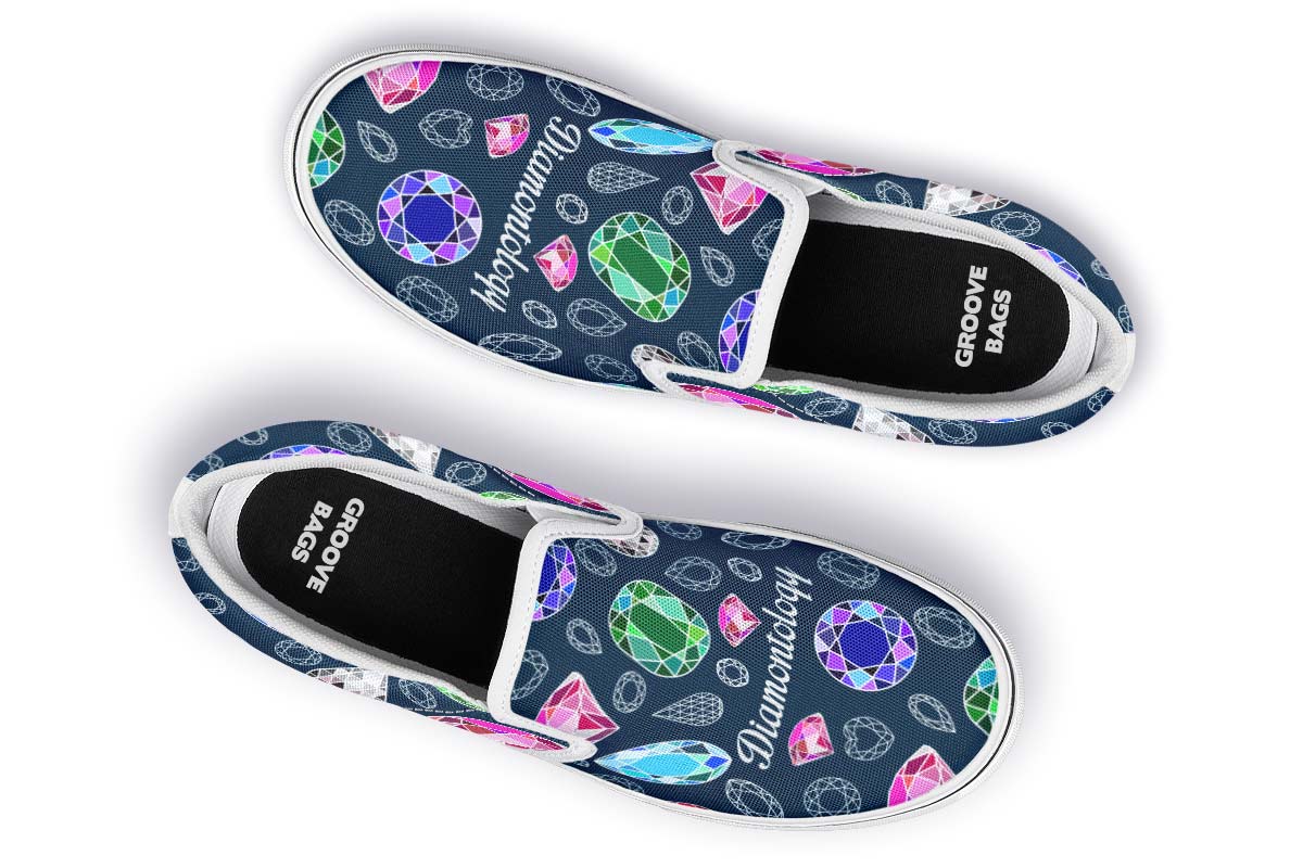 Diamontology Slip-On Shoes