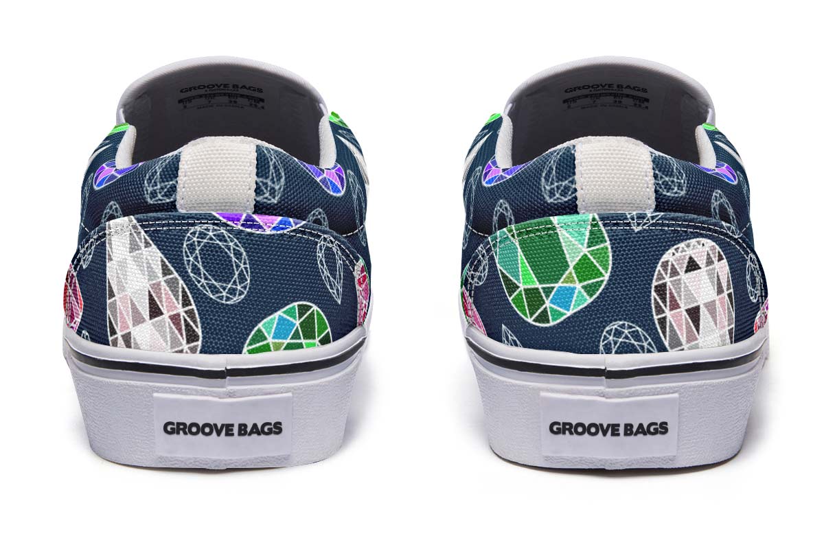 Diamontology Slip-On Shoes